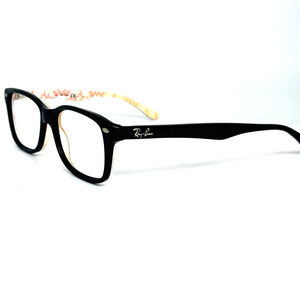 Ray-Ban RB5228 5014 Eyeglasses Frames Black Red White‎ 53-17-140 H14475